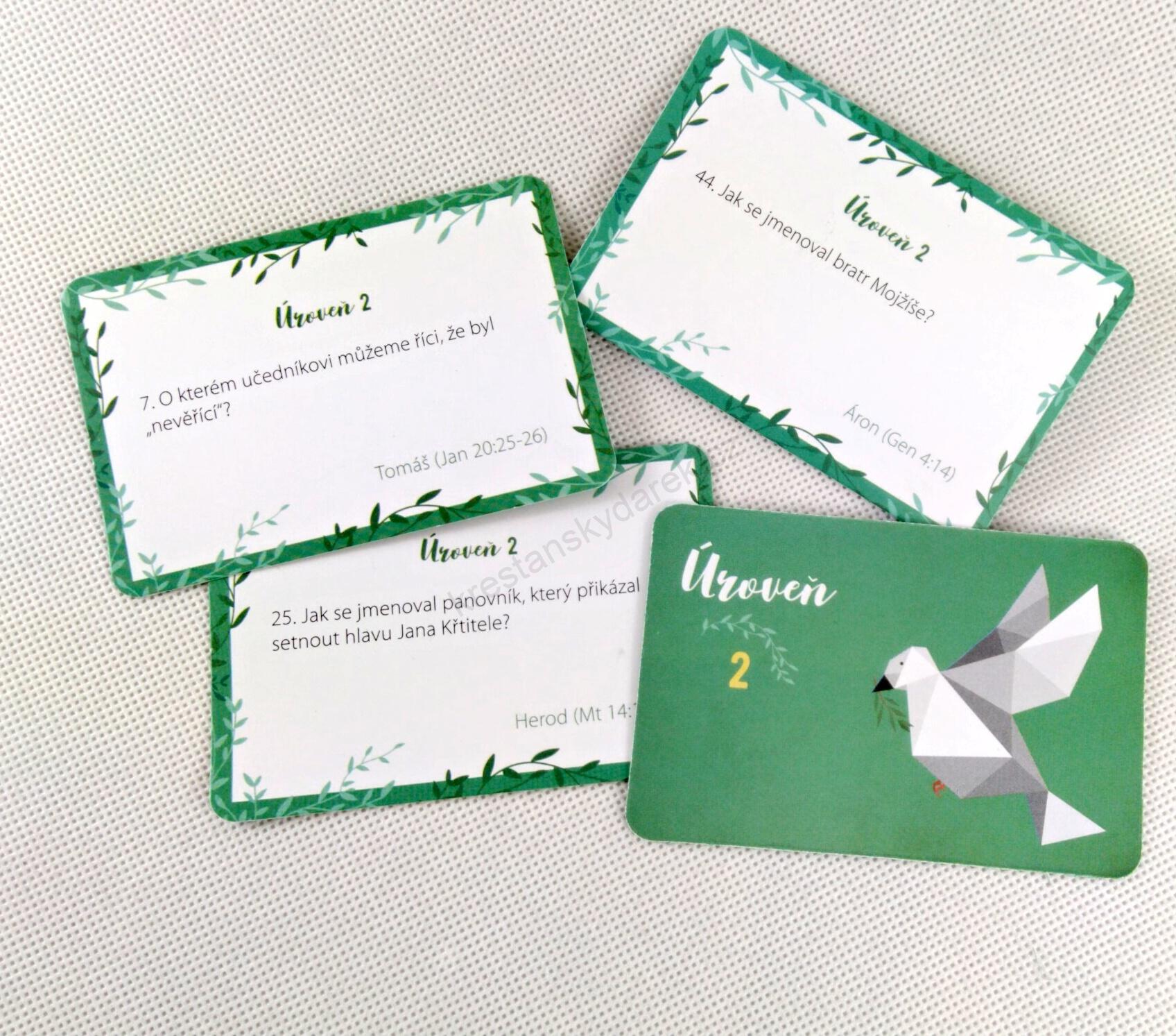 Biblický kvíz do kapsy (5 úrovní) NOVINKA!