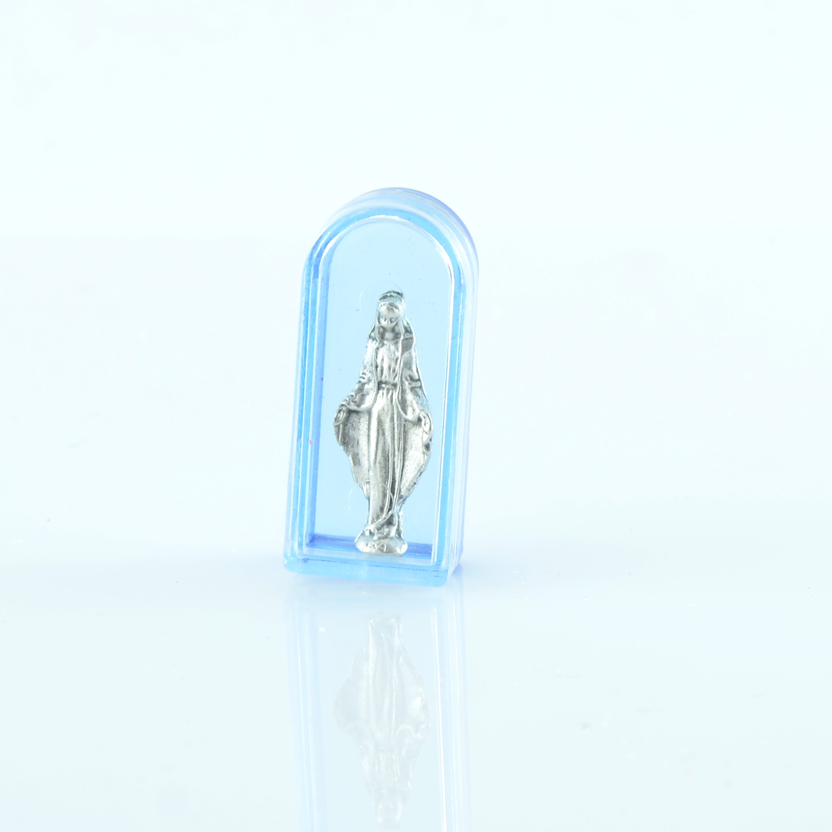 Sv. Maria "Zázračná": nenápadná pomocnice do peněženky - Fialová