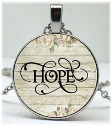 Náhrdelník "Hope" se skleněnou čočkou