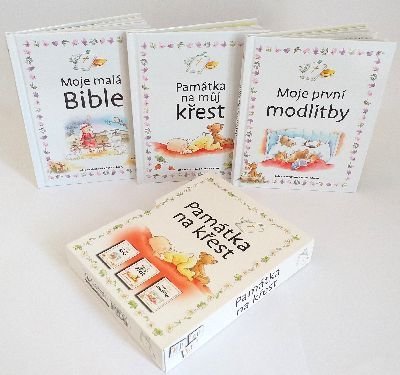 Památka na křest - box se sadou dárkových knížek