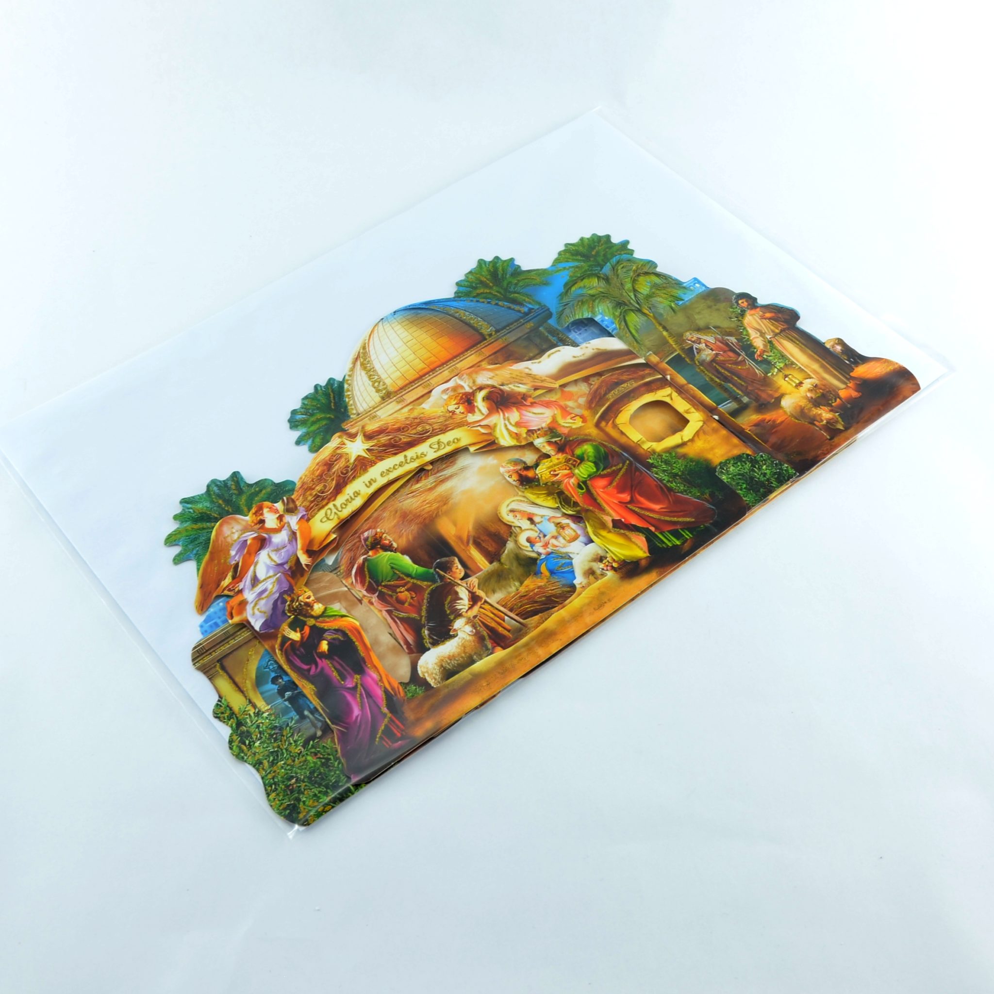 Betlém 3D - leštěný tvrdý papír, s obálkou (formát A4)