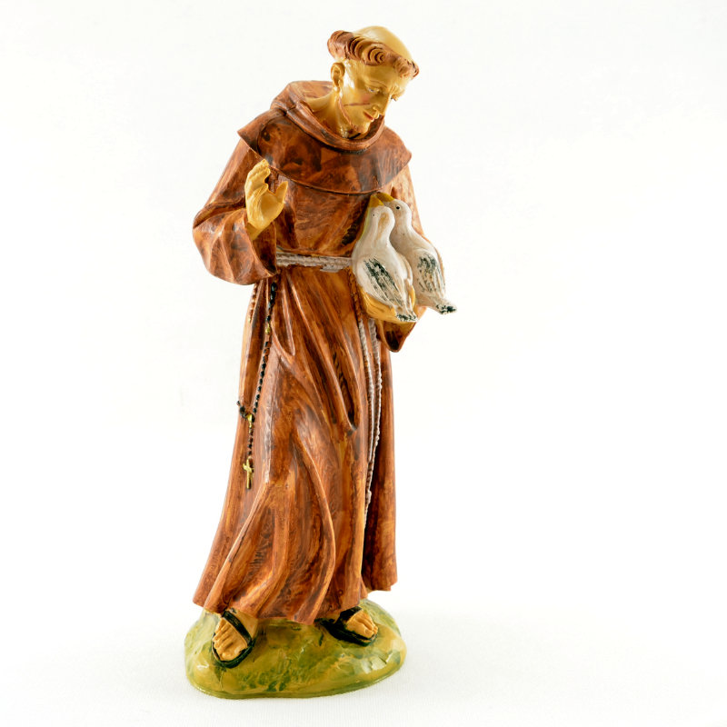 Svatý František - patron ochránců přírody - soška - 15 cm