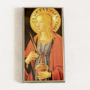 Svatá Lucie – obraz na dřevě