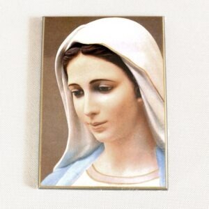 Panna Maria z Medjugorie – obraz na dřevě