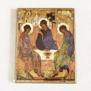 Svatá Trojice – ikona na dřevě