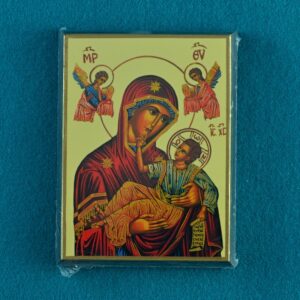 Panna Maria s Ježíšem – ikona na dřevě (varianta I)