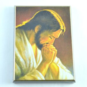Ježíš modlící se – obraz na dřevě
