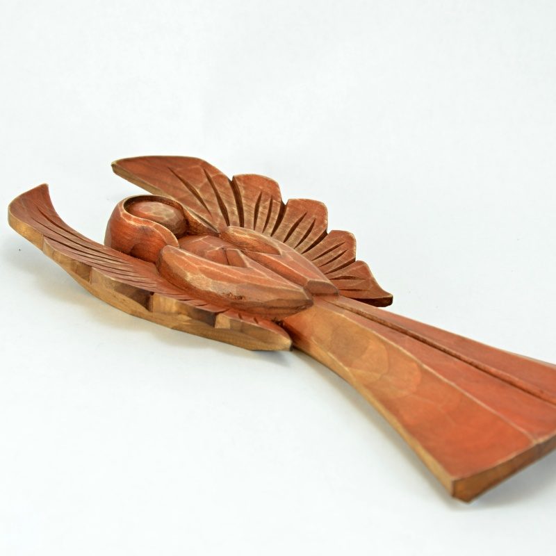 Anděl strážný - jemná dřevořezba 24 cm - Image 2