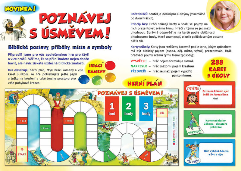 Stolní hra "Aktivity" pro celou rodinu: "Poznávej s úsměvem"