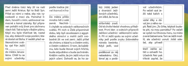 Velikonoční příběh se samolepkami - doplňovačka pro děti - Image 3