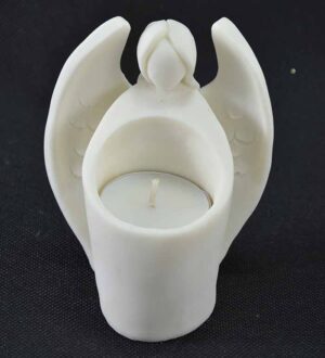 Andělské zátiší – s plamínkem čajové svíčky (varianta II)
