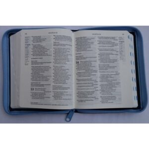 Bible na zip “jeans” – menší