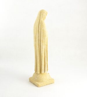 Soška Panny Marie – lepený pískovec žlutý (22 cm)