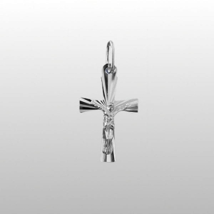 Křížek na krk se září – stříbro