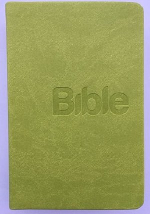 Bible – překlad 21. století – zelená umělá kůže