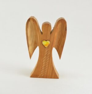 Silueta anděla – samostojná dřevořezba, vzor XI