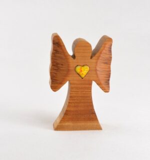 Silueta anděla – samostojná dřevořezba, vzor XII