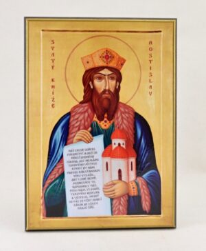 Svatý Rostislav – obraz na dřevě