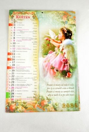 Andělský kalendář 2024 – nástěnný