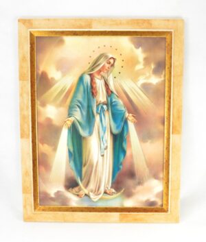 Dárkový obraz rámovaný, zasklený, velký – “Panna Maria Immaculata”