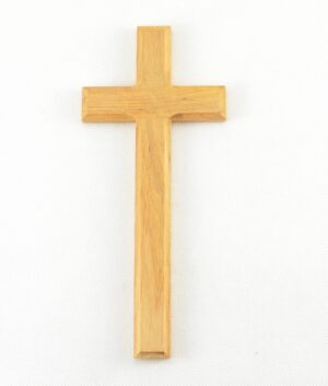 Jednoduchý křížek přírodní – 19,5 cm (lze použít jako základ k dotvoření)