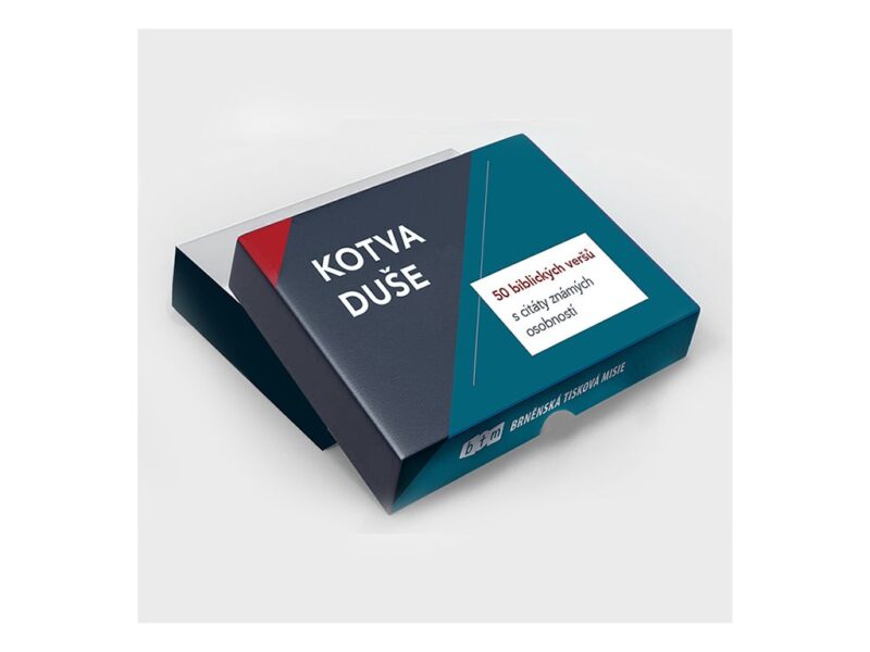 Kotva duše - karty s biblickými citáty a verši pro muže