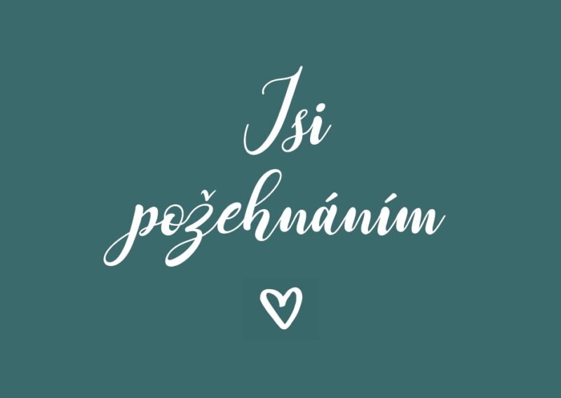 Moudrá magnetka "Jsi požehnáním"